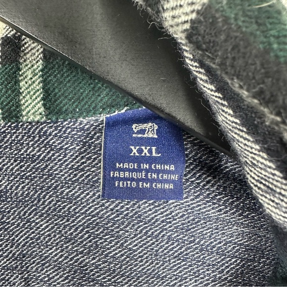 Scotch & Soda 100% Cotton Plaid Flannel Long Sleeve Button Down Shirt XXL EUC - Picture 3 of 11